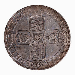 Coin - Crown (5 Shillings), William III, Great Britain, 1696 (Reverse)