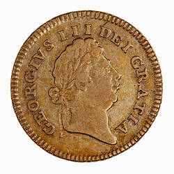 Coin - Third-Guinea, George III, Great Britain, 1801 (Obverse)