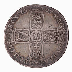 Coin - Halfcrown, William III, Great Britain, 1697 (Reverse)