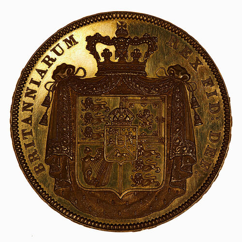 Coin - 5 Pounds, George IV, Great Britain, 1826 (Reverse)