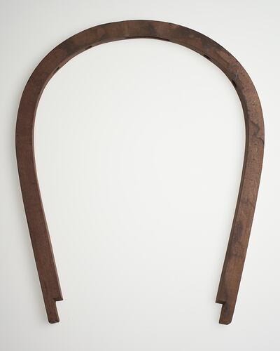 Chair Back - Adolph Bruhn & Son, Wooden, Horseshoe-shaped, circa 1970-1990
