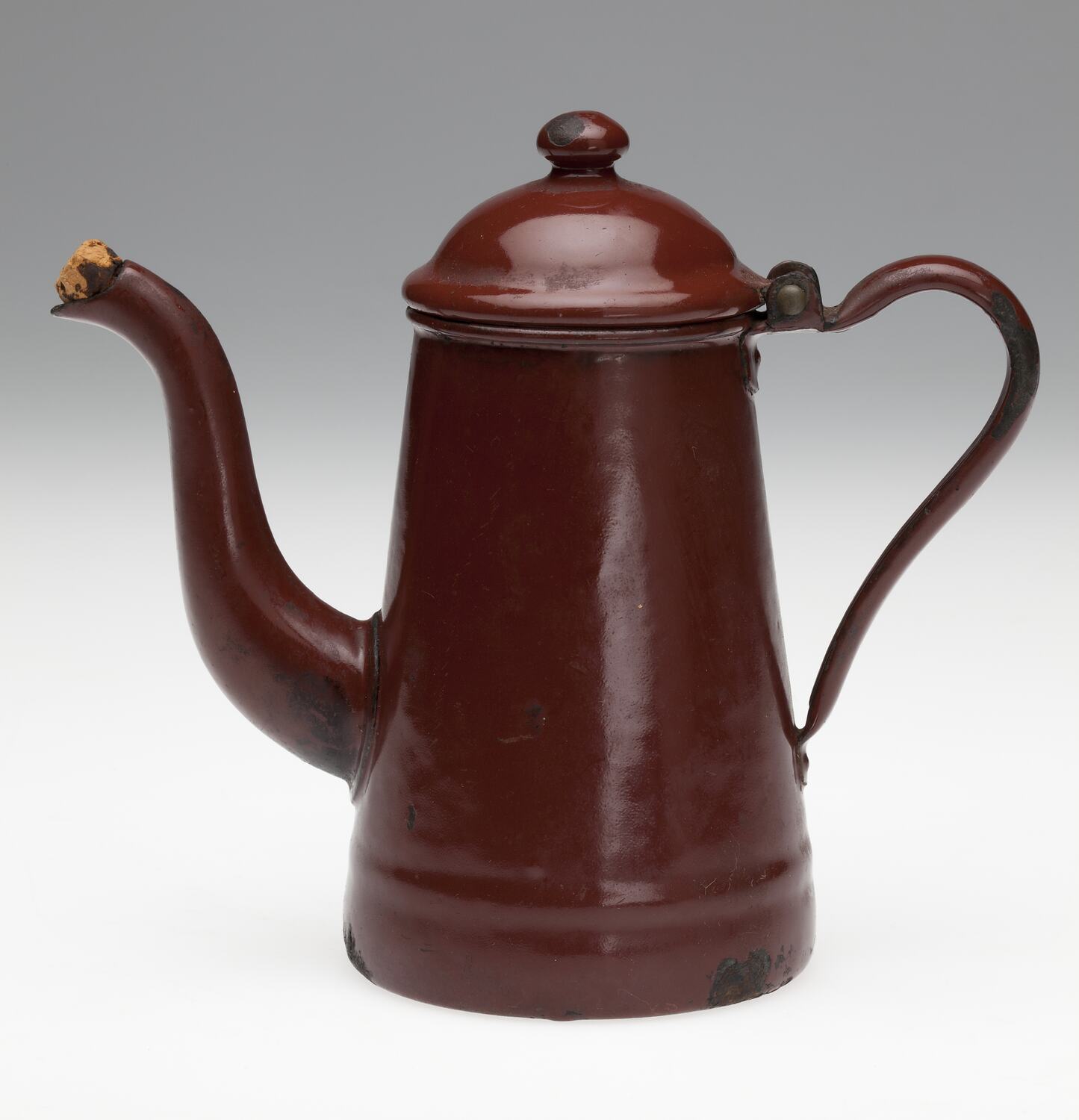 Coffee Pot Brown Enamel