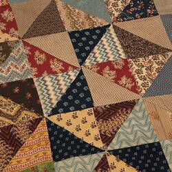 Quilt - Isabella Spence, Patchwork, Scotland, 1840s-1850s