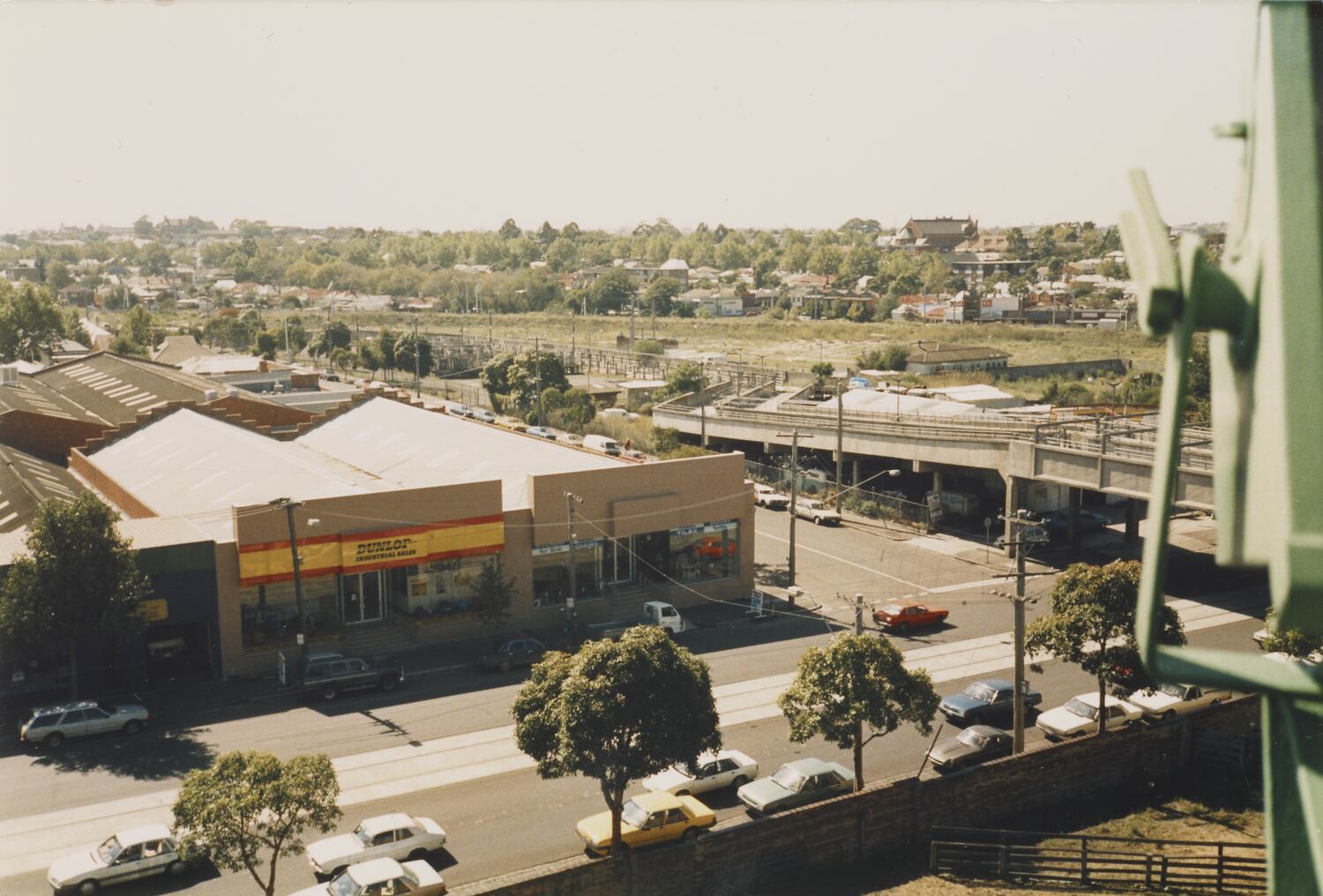 Digital Photograph Aerial View of Newmarket Saleyards From Across the