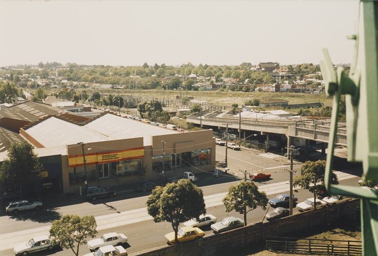 Aerial View of Newmarket Saleyards, 1 April 1985