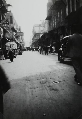 Photograph - Street Scene, Cairo, Egypt, World War II, 1939-1943