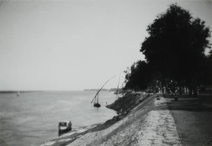 Photograph - Landscape, Nile River, Luxor, Egypt, World War II, 1939-1943