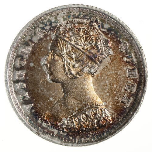 Proof Coin - 10 Cents, Hong Kong, 1888