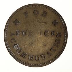 Coin - 1/2 Penny, John Caine, Castletown, Isle of Man, 1830