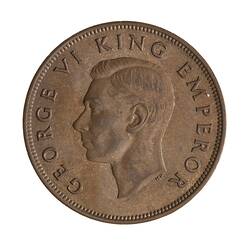 Coin - 1 Penny, New Zealand, 1941
