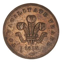 Token - 1 Penny, Jersey, Channel Islands, 1813