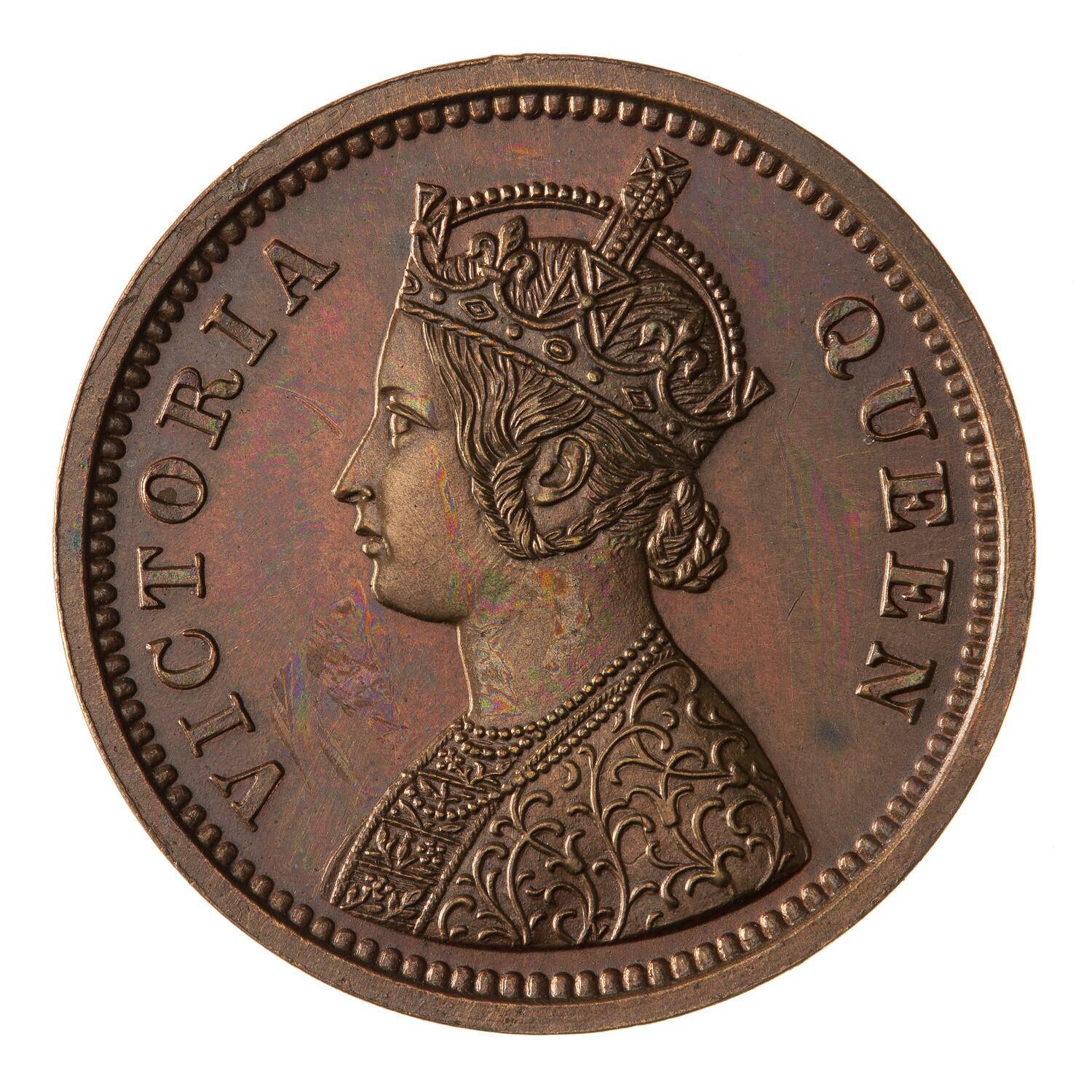 Proof Coin 1 2 Pice India 1862 proof-coin-1-2-pice-india-1862