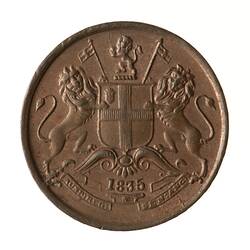 Coin - 1/12 Anna, East India Company, India, 1835