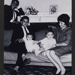 Digital Photograph - Tansa, Romanos & Yvonne Eid & Their Children, Melbourne, 1968