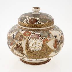 Covered Bowl - Satsuma Style, Japan, Early Meiji Period, 1868-1880