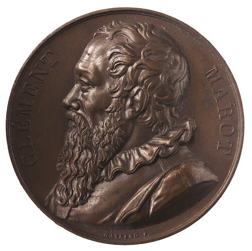 Medal - Clement Marot, France, 1818
