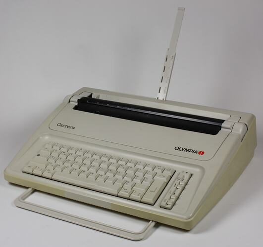 Typewriter - Olympia AG, Carrera, Daisy Wheel, Portable Computer System,  circa 1989
