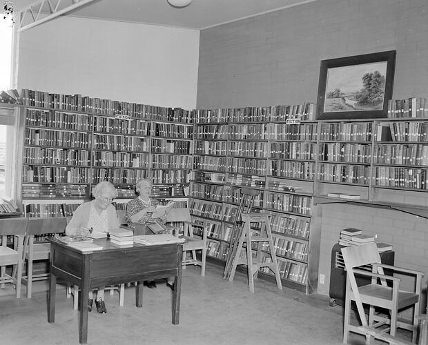 Library Interior, Victoria, 1957