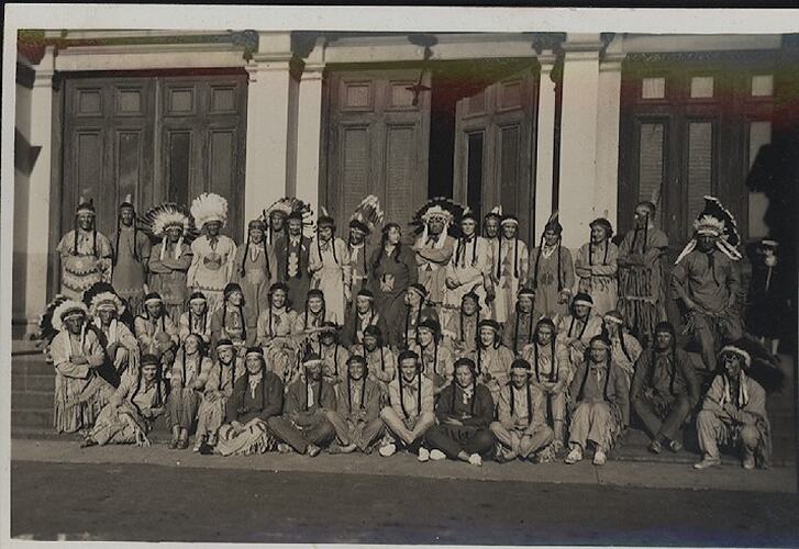 Photograph - 'Hiawatha' Cast, Melbourne, 1939