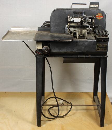 Card Punch Unit - Power-Samas, Model No. 202/2450, Powers One Accounting Machine System, circa 1959