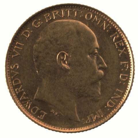 コレクション 1907 Gold Sovereign Edward VII Melbourne 1907-M Edward VII Sovereign PCGS MS62 | Melbourne