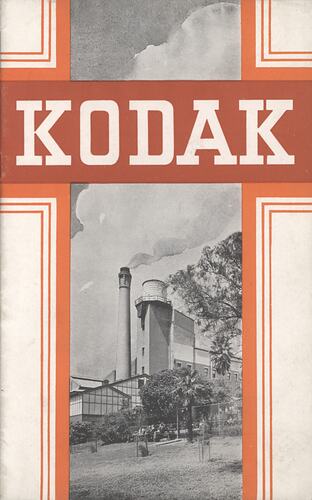 Booklet - 'A Visit to the Kodak Laboratories', Kodak Australasia Pty Ltd, Abbotsford, circa 1940s