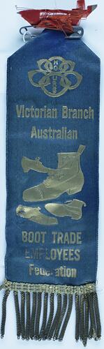 Ribbon - Victorian Branch Australian Boot Trade Employees Federation, 1908-1950