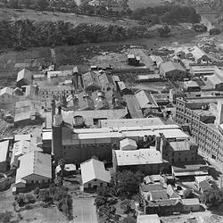 Glass Negative - Kodak Australasia Pty Ltd, Factory Aerial View 3, Abbotsford, Victoria, circa 1930s