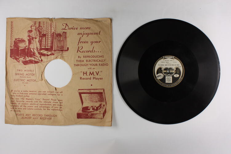 Disc Recording - World Record, Double-Sided, 'Sylvia Ballet' & 'Sanderson's Songs', 1920-1930
