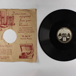 Disc Recording - World Record, Double-Sided, 'Sylvia Ballet' & 'Sanderson's Songs', 1920-1930