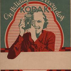 Film Wallet - Kodak, 'On Holidays and Every Day', circa 1930s