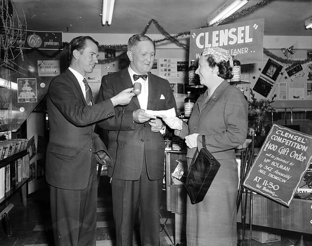 Clensel Products, Competition Winner, Northcote, Victoria, 10 Dec 1959