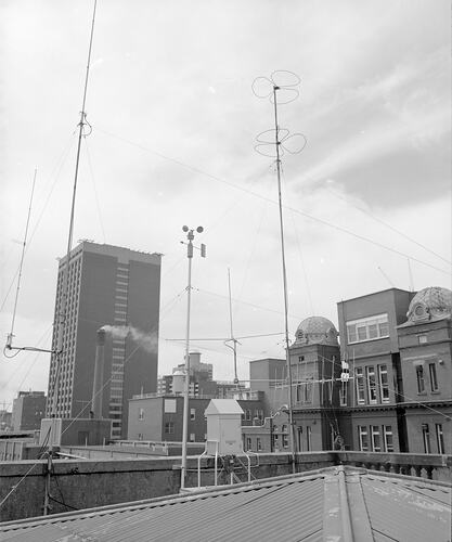 Science Museum Roof with E.P.A. instrument, October 1975