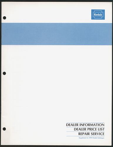 Cover page with printed text.