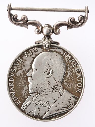 Medal - Victoria Meritorious Service Medal, Specimen, Victoria, Australia, 1902-1903 - Obverse