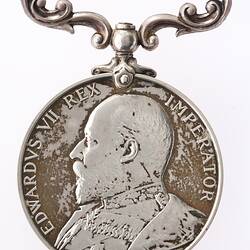 Medal - Victoria Meritorious Service Medal, Specimen, Victoria, Australia, 1902-1903 - Obverse