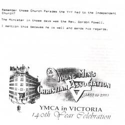 Booklet - YMCA Anniversary Dinner, 1993