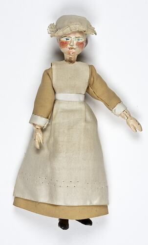 Doll - Cook, 'Mrs. Proudfoot', Kitchen, Dolls' House, 'Pendle Hall', 1940s