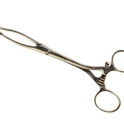 Forceps - Tongue, Stainless Steel, circa 1950