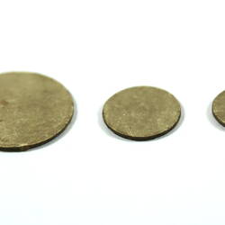 Reverse side of paper circles.