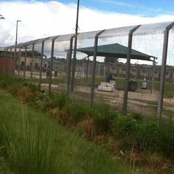 Digital Photograph - Detention Centre Fence, Manus Island, circa 2017
