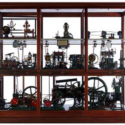 Display Case - Working Models, Industrial & Technological Museum, Melbourne, 1920s