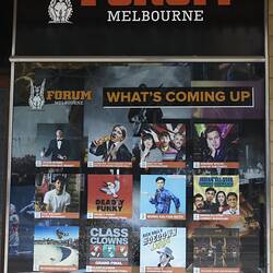 Digital Photograph - Poster, Forum Melbourne, Flinders Street, Mebourne, Jul 2020