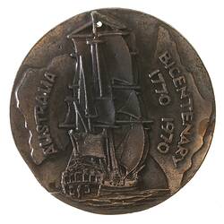 Medal - Captain James Cook Bicentenary, Daily Mirror, 1970 AD