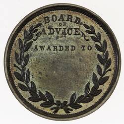 Medal - Education Department Board of Advice Award, c.1873 - 1910 AD