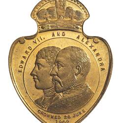 Medal - Coronation of King Edward VII & Queen Alexandra Commemorative, Specimen Strike, Borough of Annandale, New South Wales, Australia, 1902
