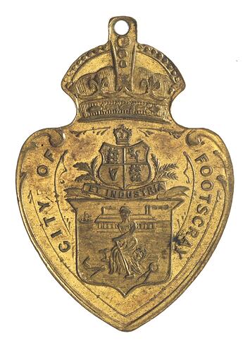 Medal - City of Footscray Jubilee, 1909 AD