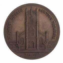 Medal - St Johns Church, Newtown, 1916 AD