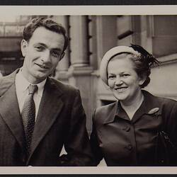 Digital Photograph - Nina Kent & Ernest Martin Haurwitz, Sydney, 19 Feb 1950