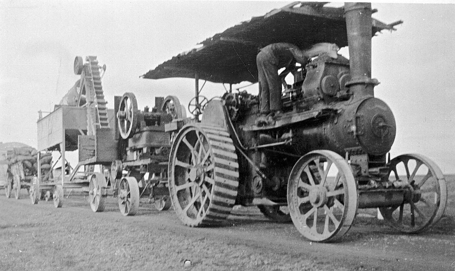 Negative Steam Traction Engine, Grenville District, Victoria, circa 1930